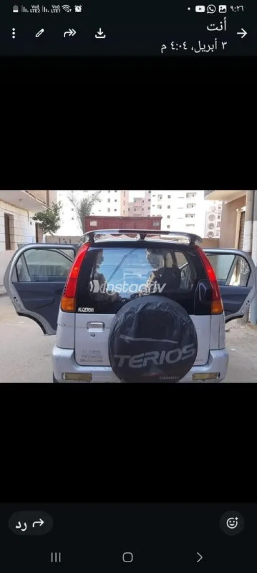 دايهاتسو تيريوس 2000 فضي مستعملة للبيع - 1