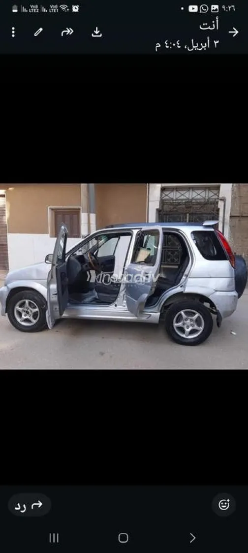 دايهاتسو تيريوس 2000 فضي مستعملة للبيع - 2