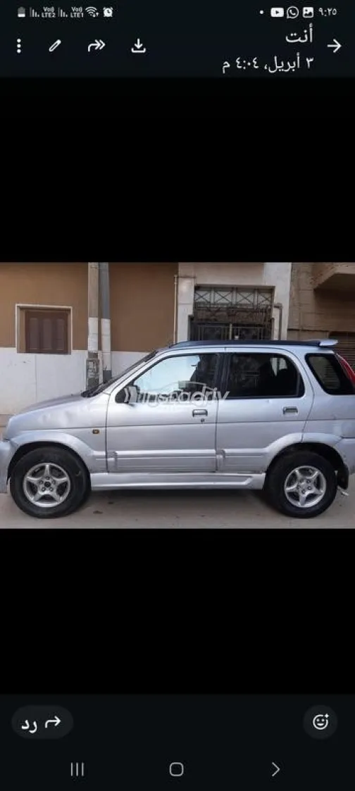 دايهاتسو تيريوس 2000 فضي مستعملة للبيع - 3