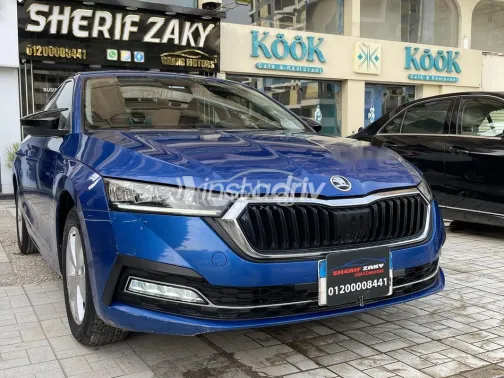 Skoda Octavia 2021 Dark Blue Used for Sale - 1