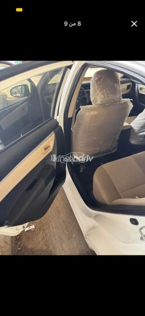 تويوتا كورولا 2016 أبيض مستعملة للبيع - 6