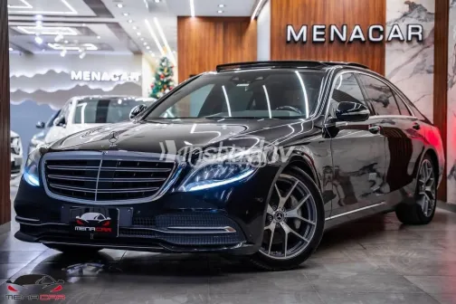 Mercedes S 450 2018 Black Used for Sale - 4