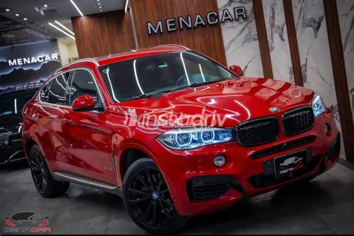 بي ام دبليو X6 M 2016 أحمر مستعملة للبيع - 3