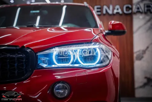 بي ام دبليو X6 M 2016 أحمر مستعملة للبيع - 6