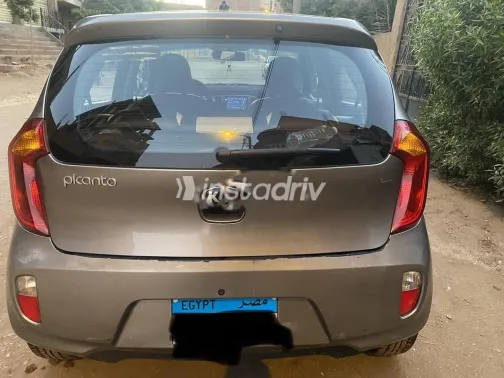 كيا بيكانتو 2013 رمادي مستعملة للبيع - 4
