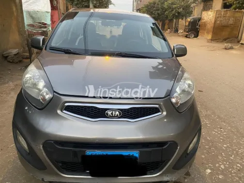 كيا بيكانتو 2013 رمادي مستعملة للبيع - 5