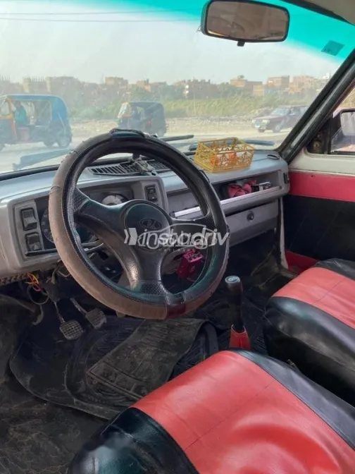 فيات 128 1990 أبيض مستعملة للبيع - 7