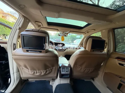 مرسيدس S 500 2008 أبيض مستعملة للبيع - 2