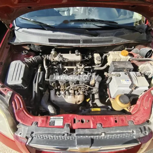 شيفروليه افيو 2009 أحمر غامق مستعملة للبيع - 9