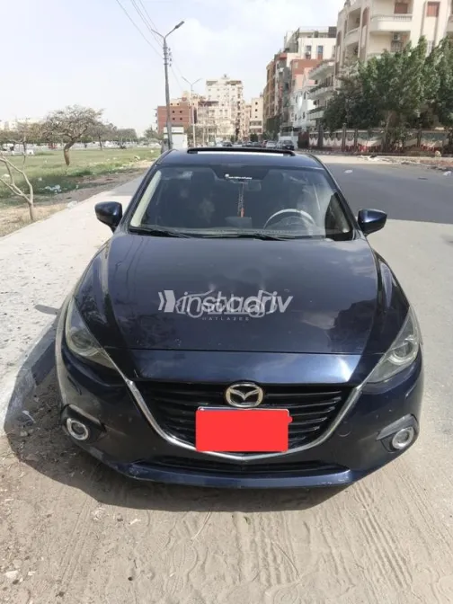 Mazda 3 2017 Dark Blue Used for Sale - 1