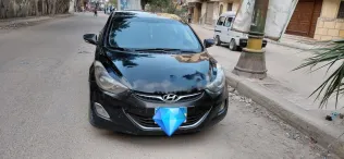 Hyundai Avante 2012 Black Used for Sale
