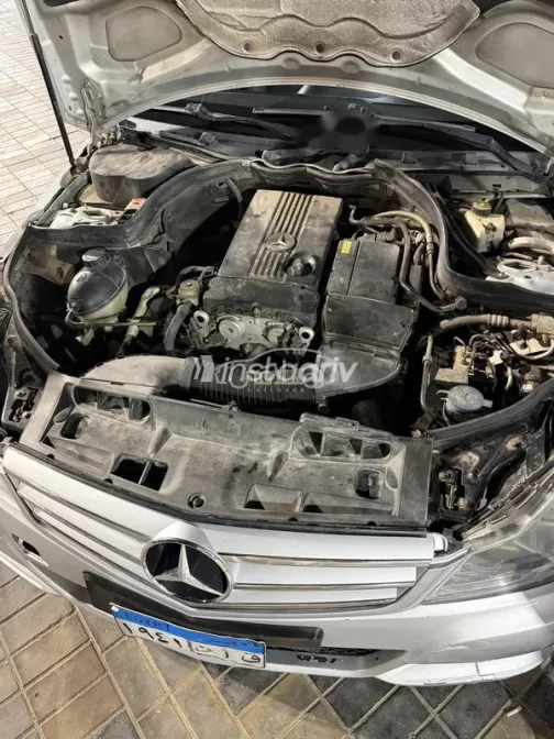 مرسيدس C 180 2012 فضي مستعملة للبيع - 4