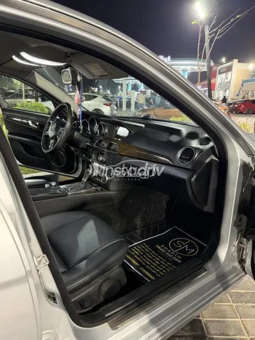 مرسيدس C 180 2012 فضي مستعملة للبيع - 7