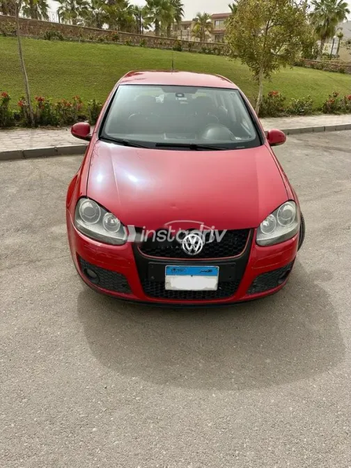 فولكس فاغن جولف 5 2009 أحمر مستعملة للبيع - 3
