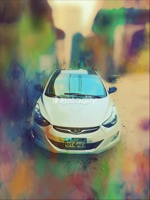 Hyundai Elantra 2012 Beige Used for Sale - 3