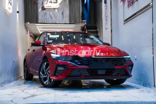 هيونداي إلنترا 2024 أحمر مستعملة للبيع - 10