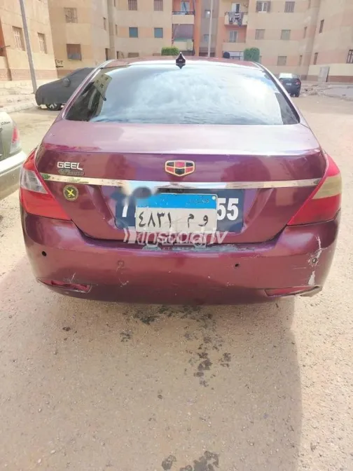 جيلي امجراند 7 2015 أحمر غامق مستعملة للبيع - 7