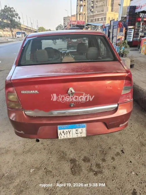 رينو لوجان 2012 أحمر مستعملة للبيع - 4