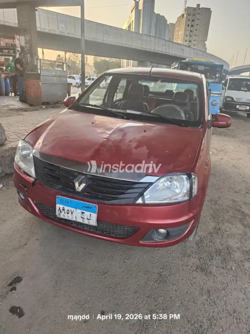 رينو لوجان 2012 أحمر مستعملة للبيع - 6