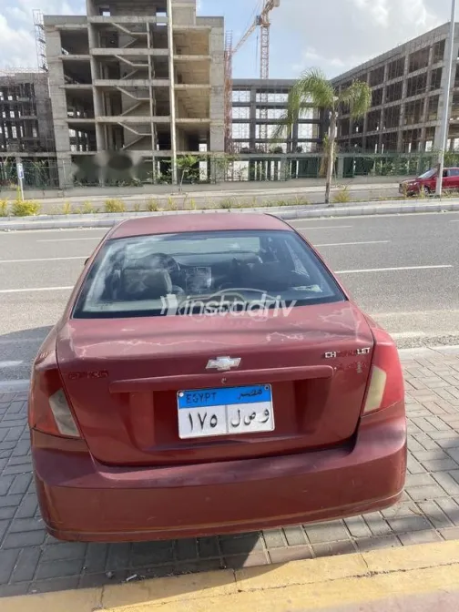 شيفروليه أوبترا 2007 أحمر مستعملة للبيع - 3