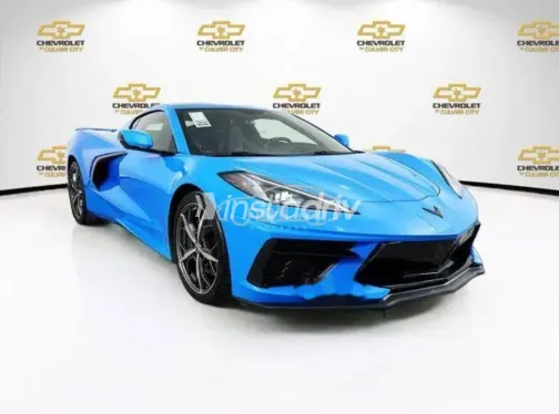 شيفروليه كورفيت 2023 أزرق غامق مستعملة للبيع - 1