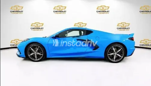 شيفروليه كورفيت 2023 أزرق غامق مستعملة للبيع - 4