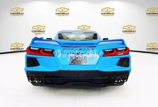 شيفروليه كورفيت 2023 أزرق غامق مستعملة للبيع - 6