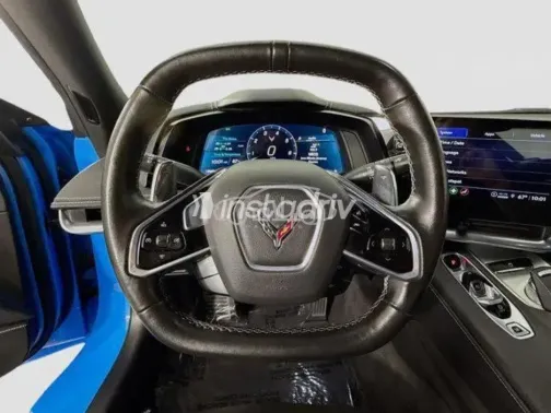 شيفروليه كورفيت 2023 أزرق غامق مستعملة للبيع - 9