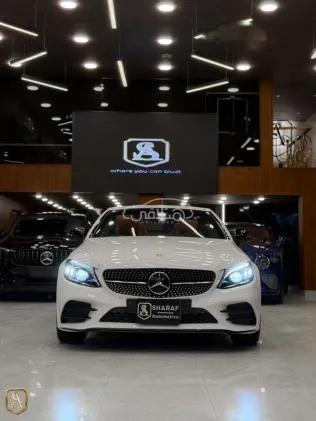 مرسيدس C 180 2023 أبيض مستعملة للبيع