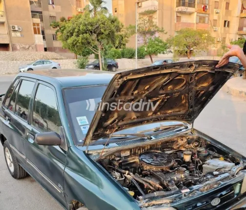 كيا برايد 2001 أخضر غامق مستعملة للبيع - 3