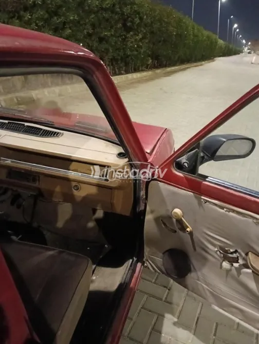 فيات 128 1989 أحمر مستعملة للبيع - 6