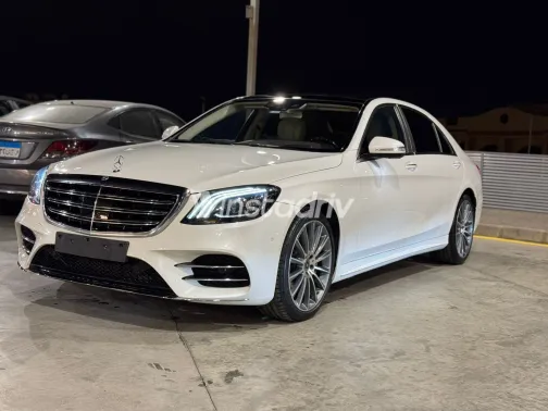 مرسيدس S 320 2020 أبيض مستعملة للبيع - 3