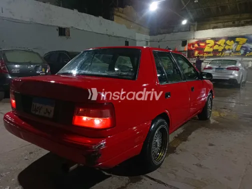 هيونداي اكسيل 1997 أبيض مستعملة للبيع - 4