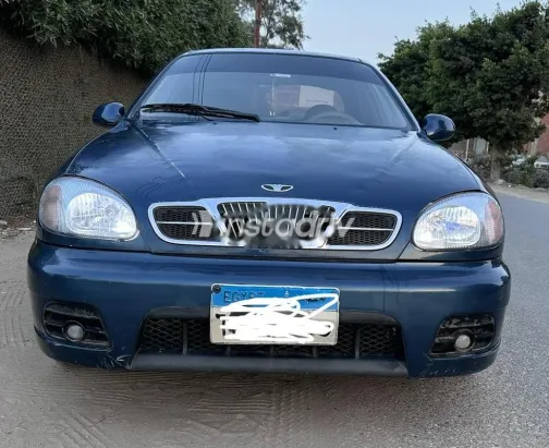 دايو لانوس 2 2001 أزرق غامق مستعملة للبيع - 1