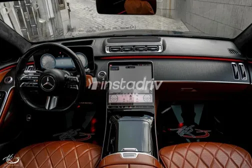 Mercedes S 500 2021 Black Used for Sale - 6