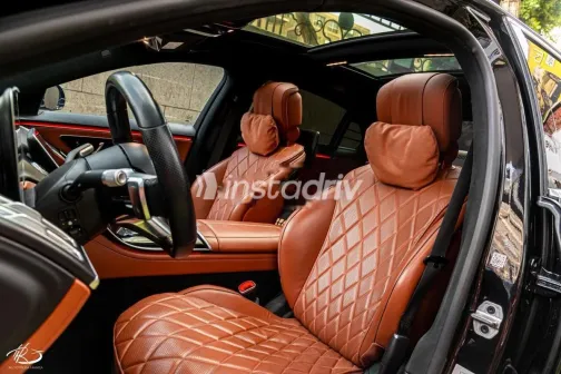 Mercedes S 500 2021 Black Used for Sale - 7