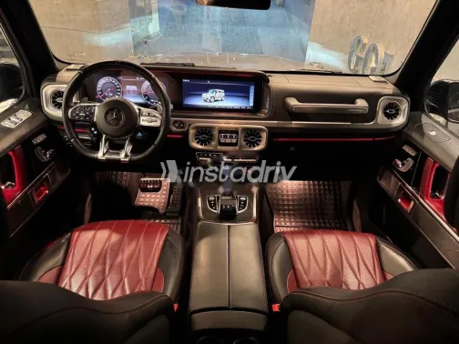مرسيدس جي 63 ايه ام جى 2022 فضي مستعملة للبيع - 6