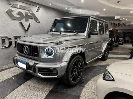 مرسيدس جي 63 ايه ام جى 2022 فضي مستعملة للبيع - 7