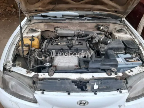 هيونداي إلنترا 1995 أبيض مستعملة للبيع - 6