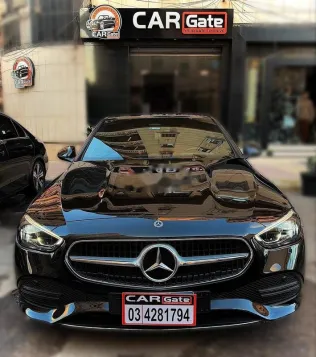 مرسيدس C 180 2022 أسود مستعملة للبيع