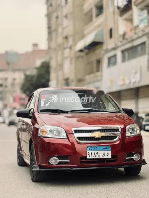 شيفروليه افيو 2012 أحمر مستعملة للبيع - 2