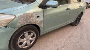 تويوتا ياريس 2006 أبيض مستعملة للبيع