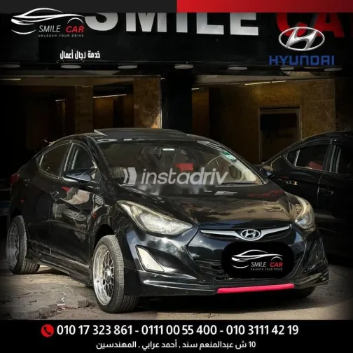 هيونداي إلنترا 2016 أسود مستعملة للبيع - 2