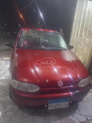 فيات سينا 2001 أحمر غامق مستعملة للبيع