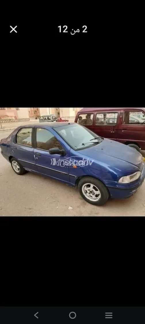 فيات سينا 2001 أزرق مستعملة للبيع - 2