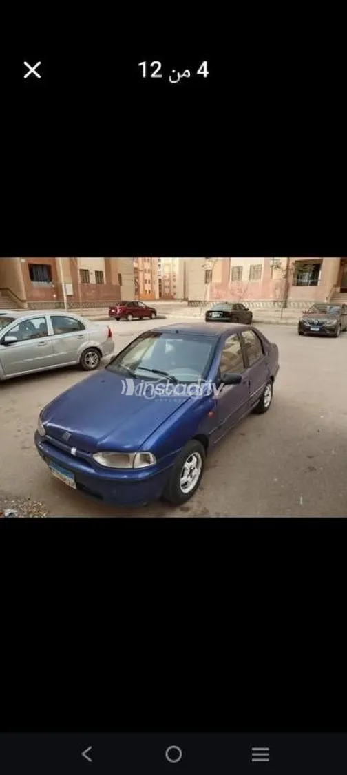 فيات سينا 2001 أزرق مستعملة للبيع - 4