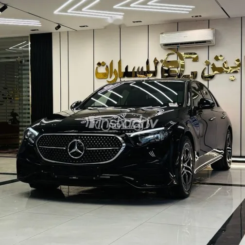 مرسيدس E 200 2024 أسود مستعملة للبيع - 7