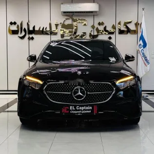 مرسيدس E 200 2024 أسود مستعملة للبيع