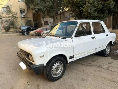فيات 128 1987 أبيض مستعملة للبيع - 4