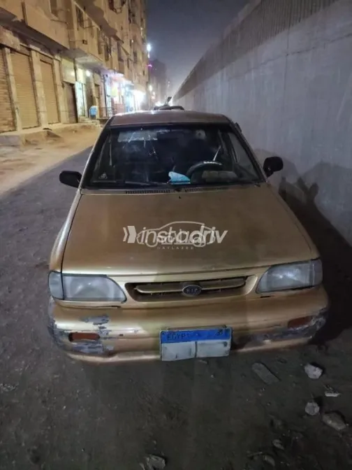 كيا برايد 1999 ذهبي مستعملة للبيع - 2